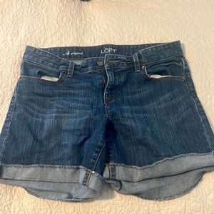 Loft denim shorts